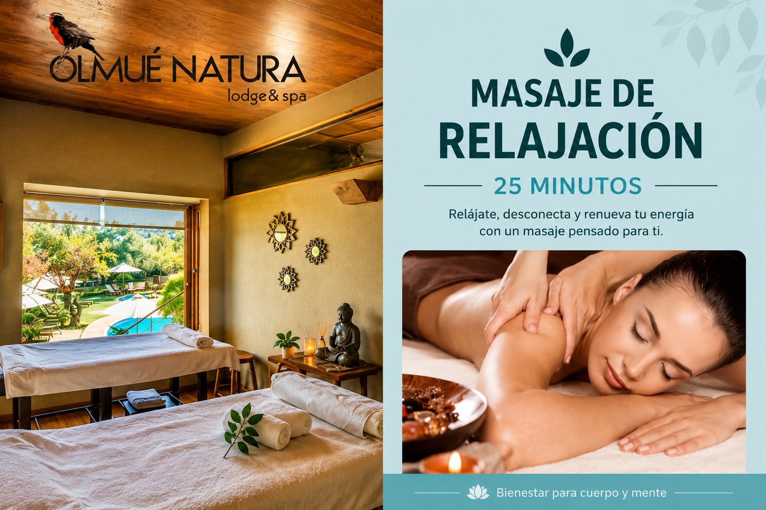 Masaje de Relajación de 25 minutos