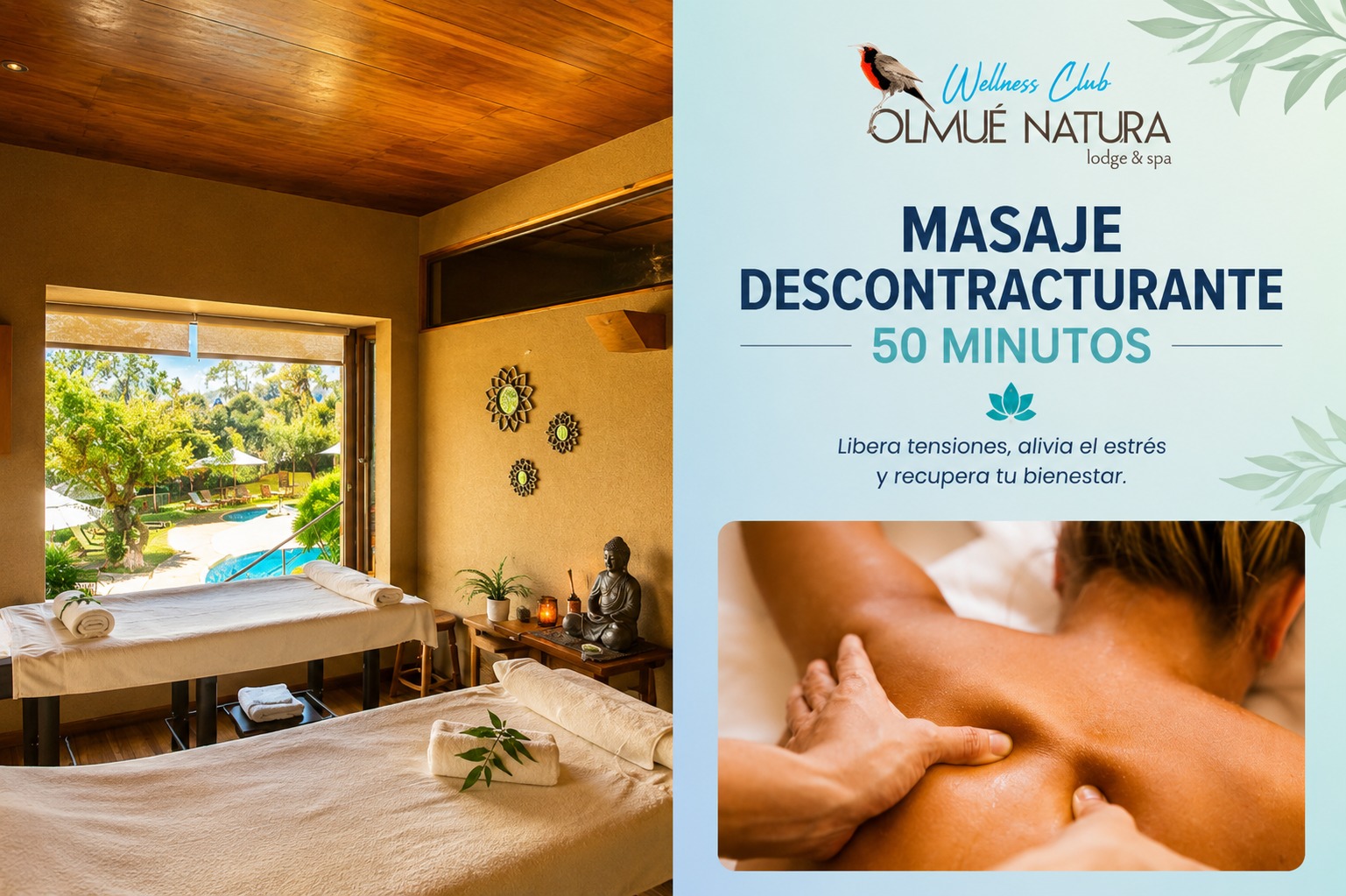 Masaje Descontracturante de 50 minutos